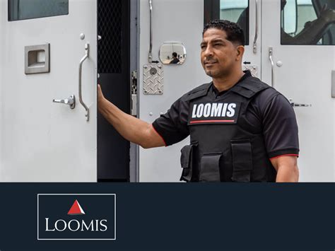 loomis security salary|loomis armed guard job description.